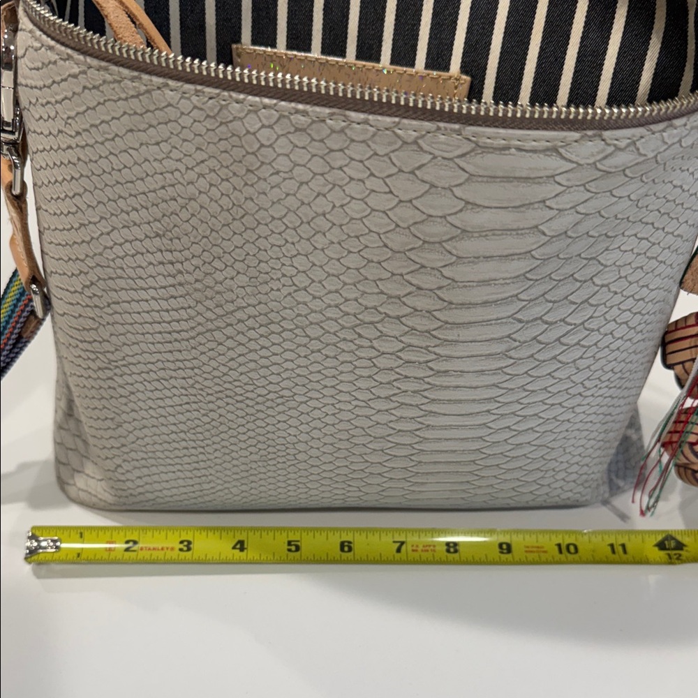 Consuela Textured Cream Crossbody Bag - Picture 10 of 11